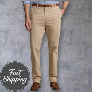 POLO RALPH LAUREN Big & Tall 46Wx30 Khaki Classic Fit Stretch Chino Pants